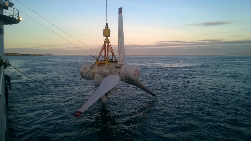 Simec Atlantis' MeyGen tidal power project in the Pentland Firth