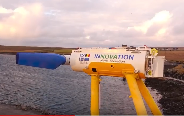 Nova Innovation's Shetland tidal project.