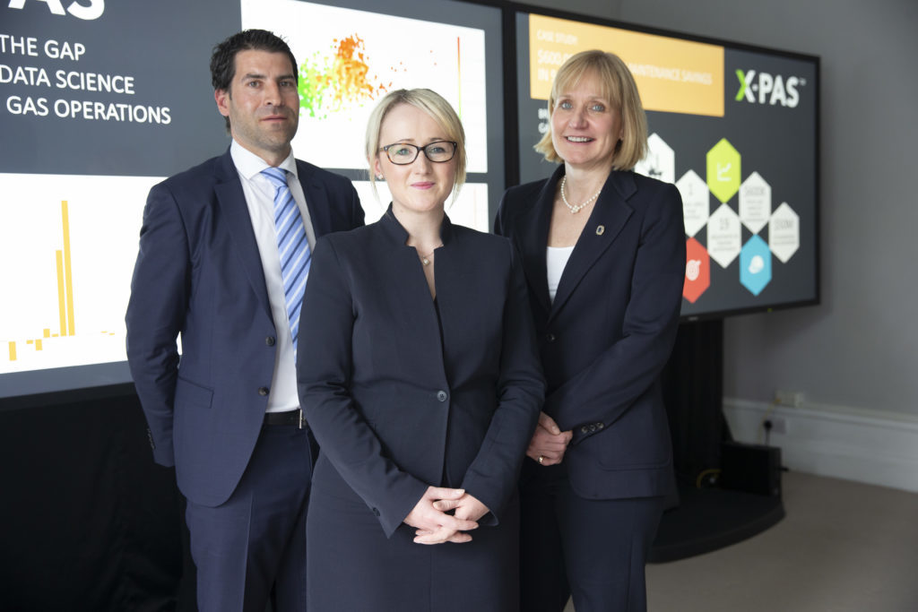 Jamie Bennett, CEO OPEX Group, Rebecca Long-Bailey, Deirdre Michie, CEO Oil & Gas UK