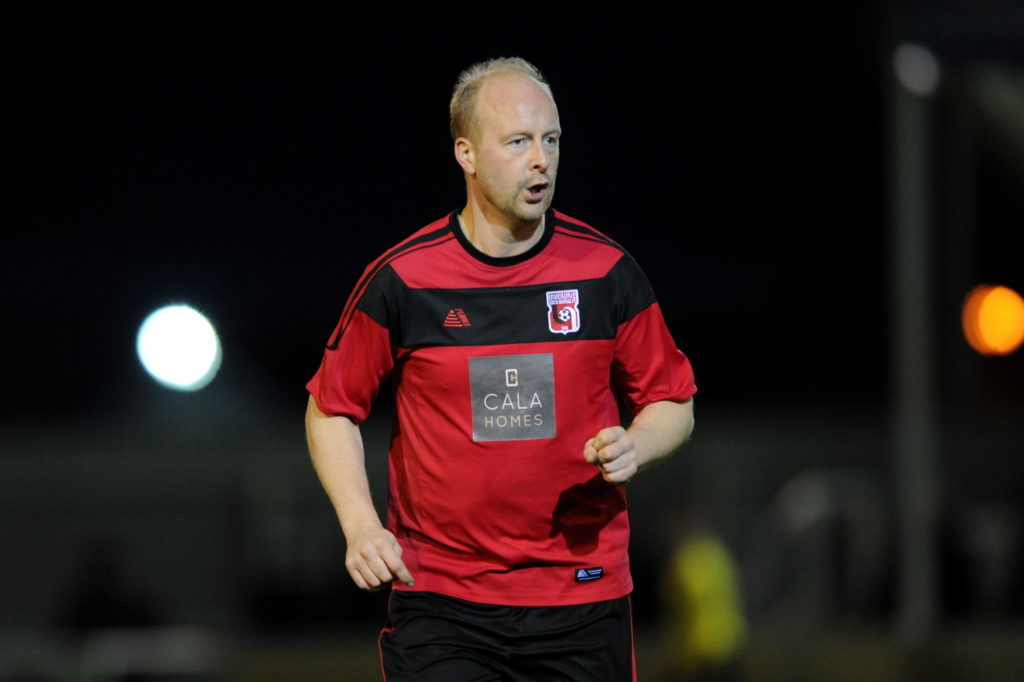 Highland League
Cove Rangers v Inverurie Locos
Harlaw Park, Inverurie
Pictured is Inverurie's Stuart Duff
Picture by DARRELL BENNS