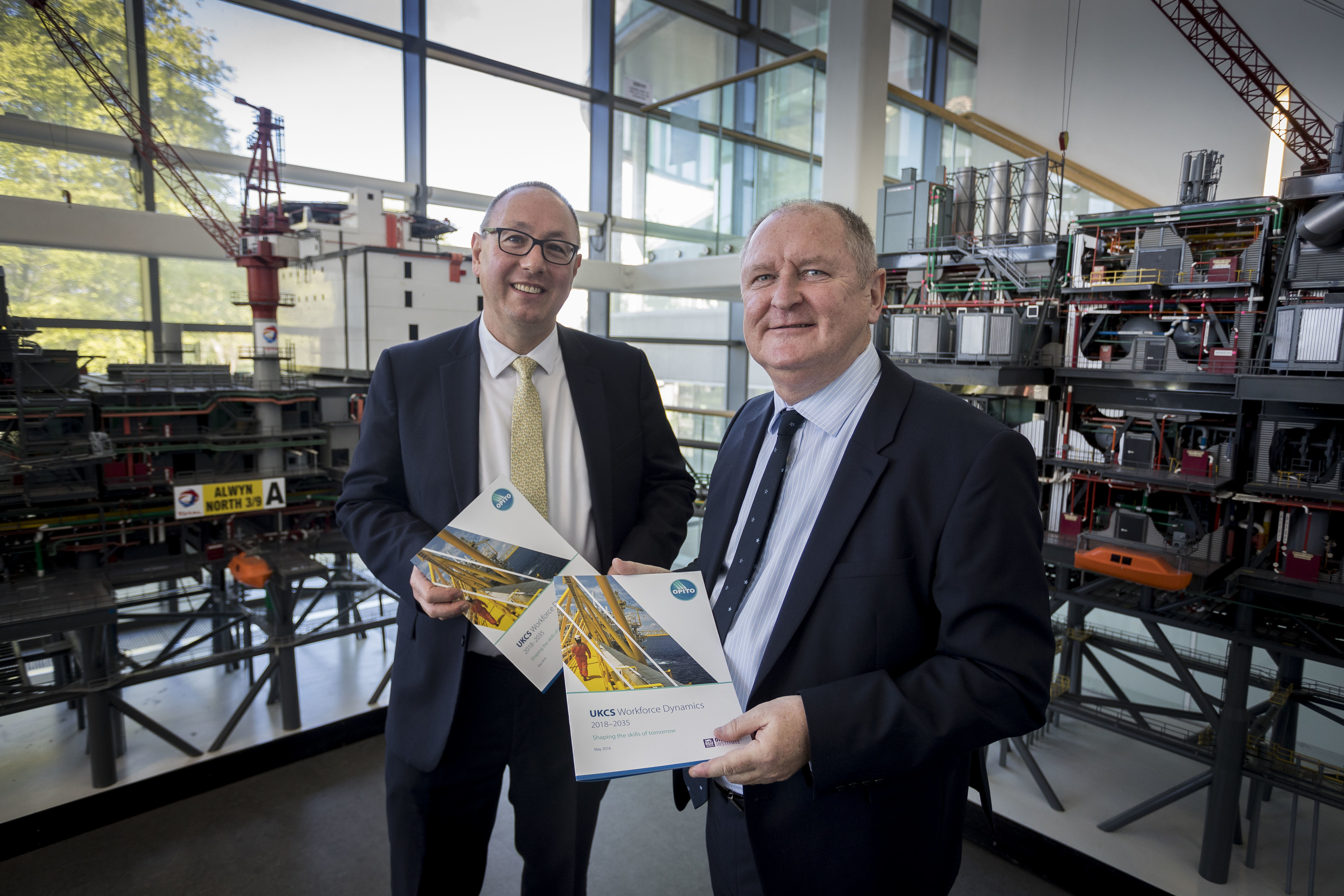 Professor Paul de Leeuw and John McDonald at the launch of the review earlier this month.