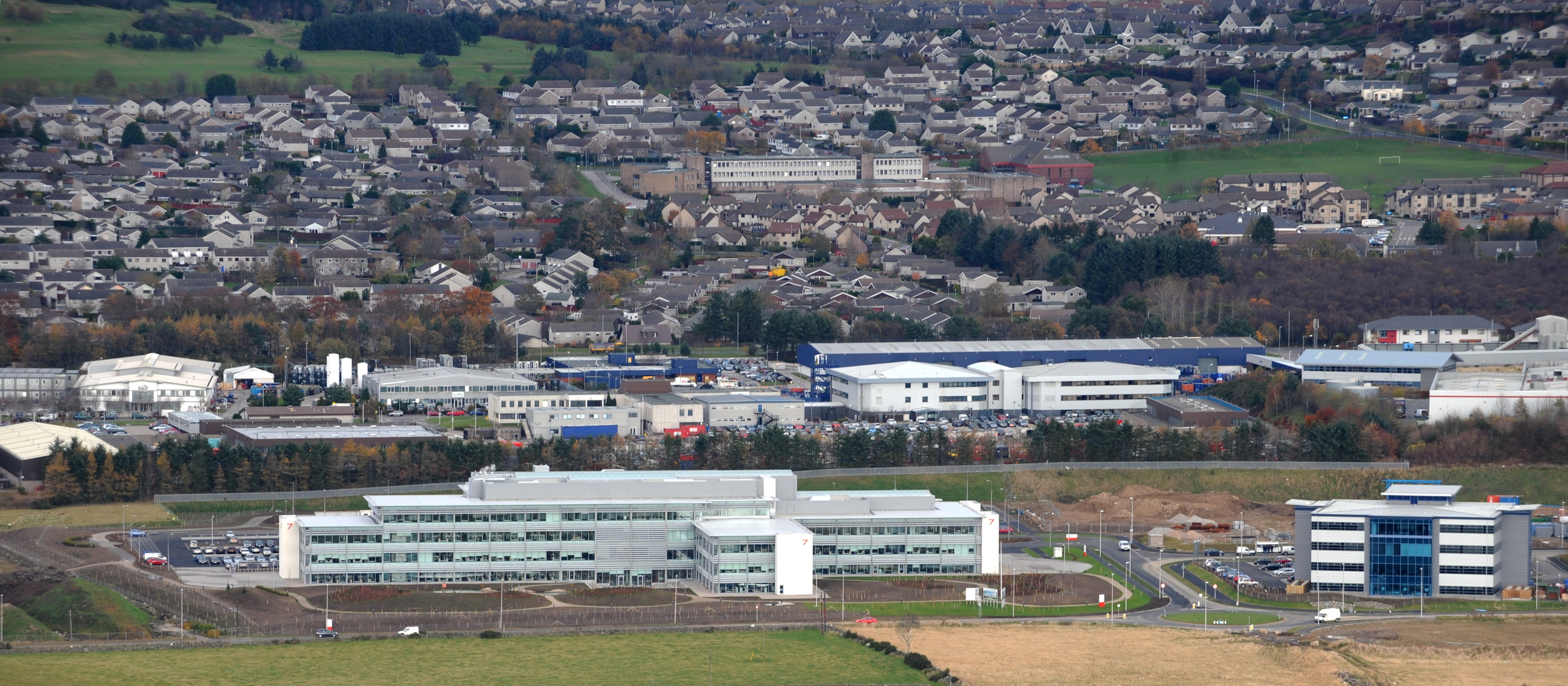 Aerial shots of Westhill