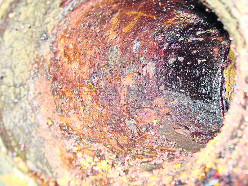 CLOSE INSPECTION: Corrosion of pipework, a problem impacting system effectiveness on platforms