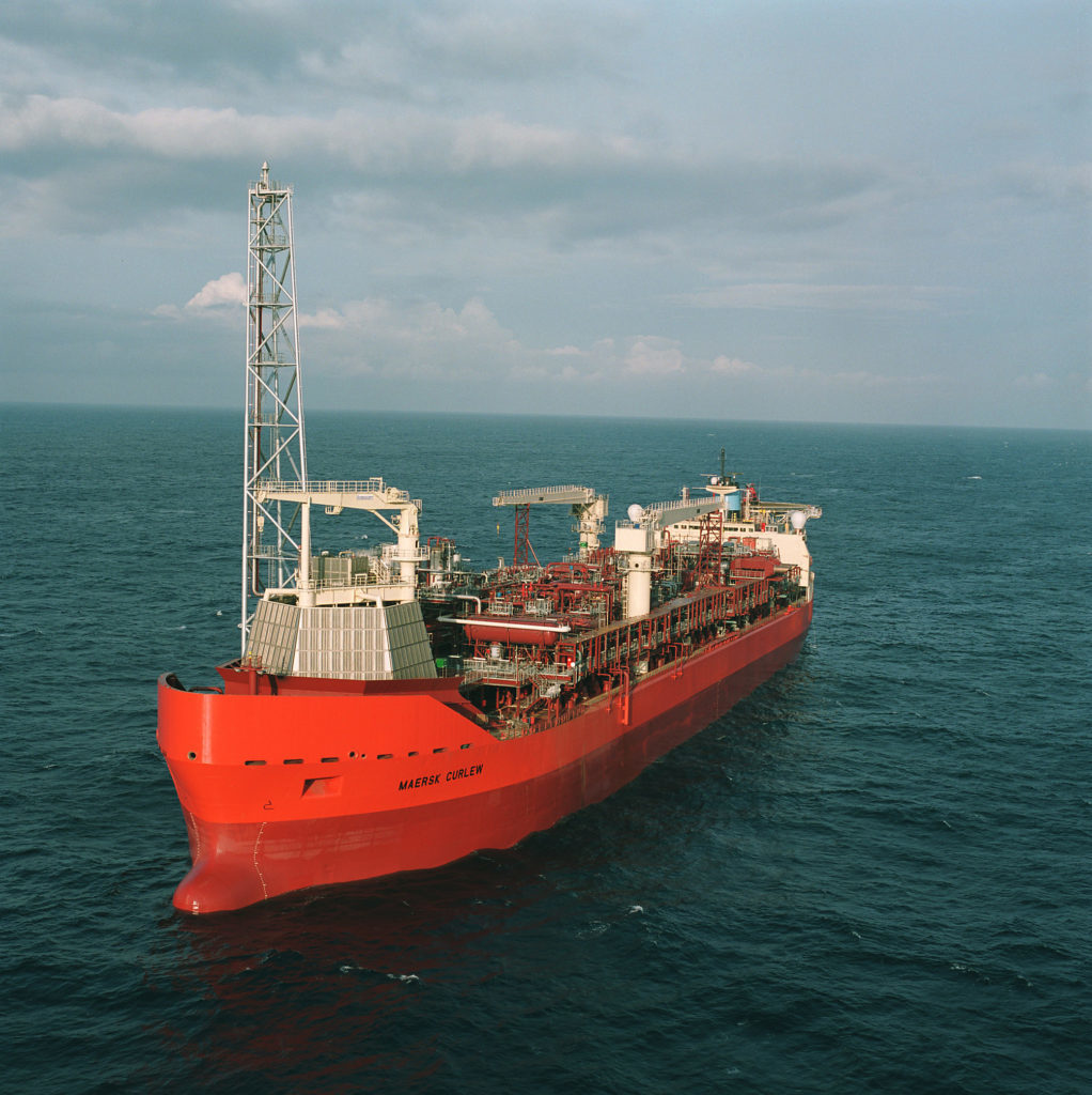 Shell's Curlew FPSO in the North Sea.