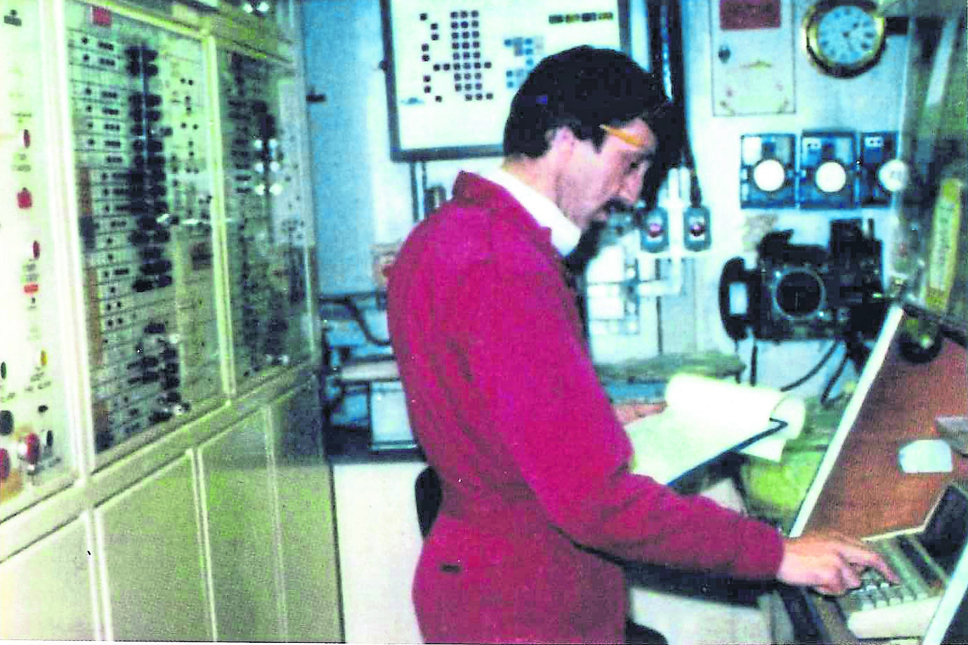 Geoff Bollands was a control room operator