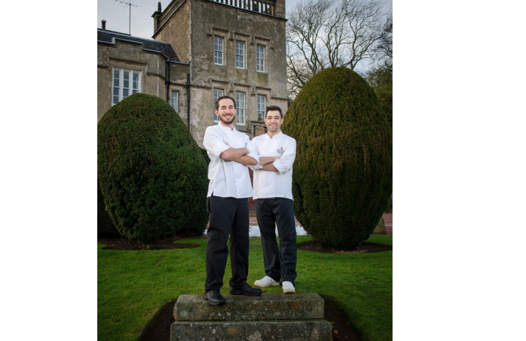 Visiting chefs Afonso Santos (left) and Miguel Feliciano (right)