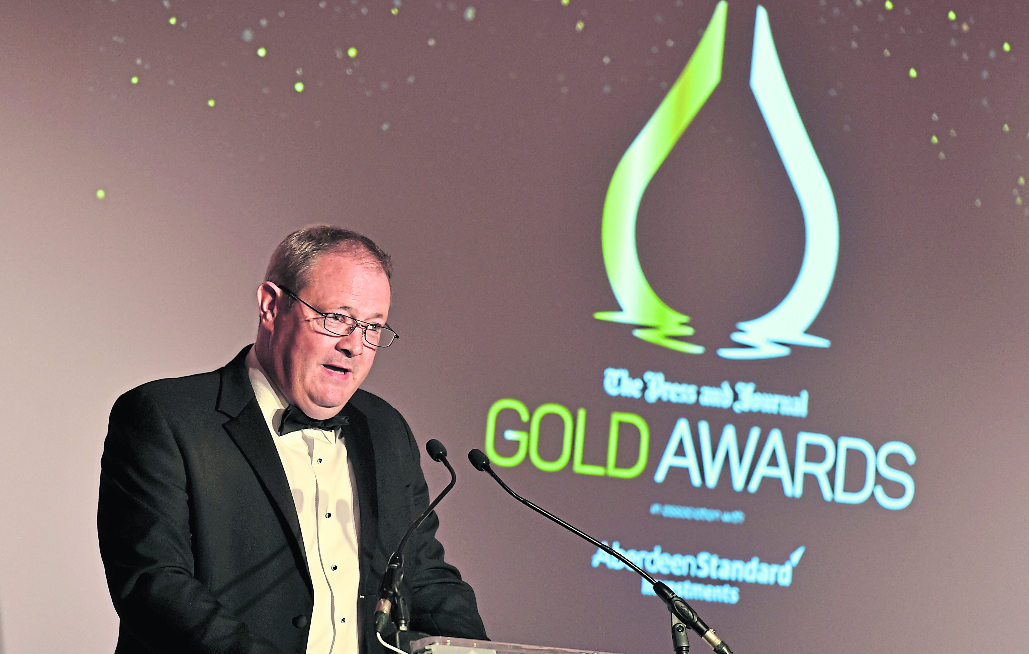 Last year's Gold awards held at the Marcliffe Hotel and Spa, Aberdeen.
Richard Neville.