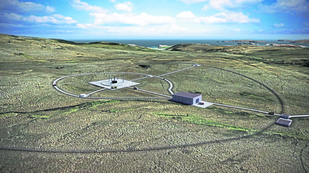 Artist's impression of a UK spaceport. Credit: Perfect Circle PV.