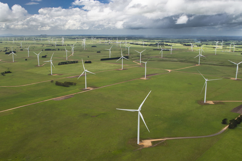 V112 installation, Macarthur Windfarm, Australia