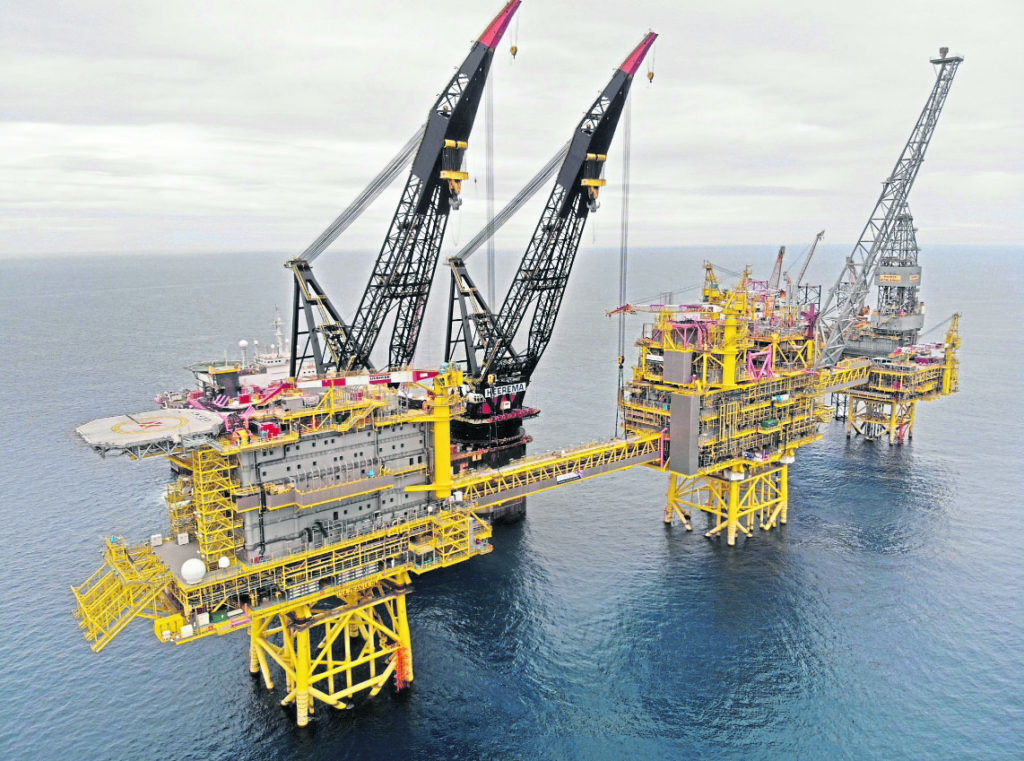 The Culzean installation in the North Sea