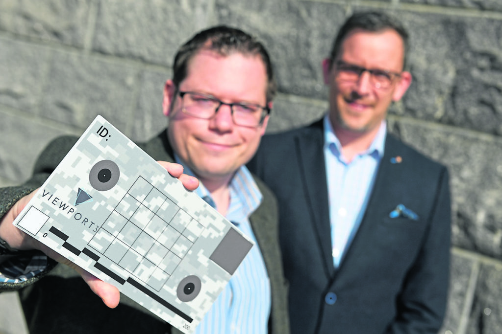 SCANNED: Chris Harvey, left, and Richard Drannan of Ellon-based Viewport3