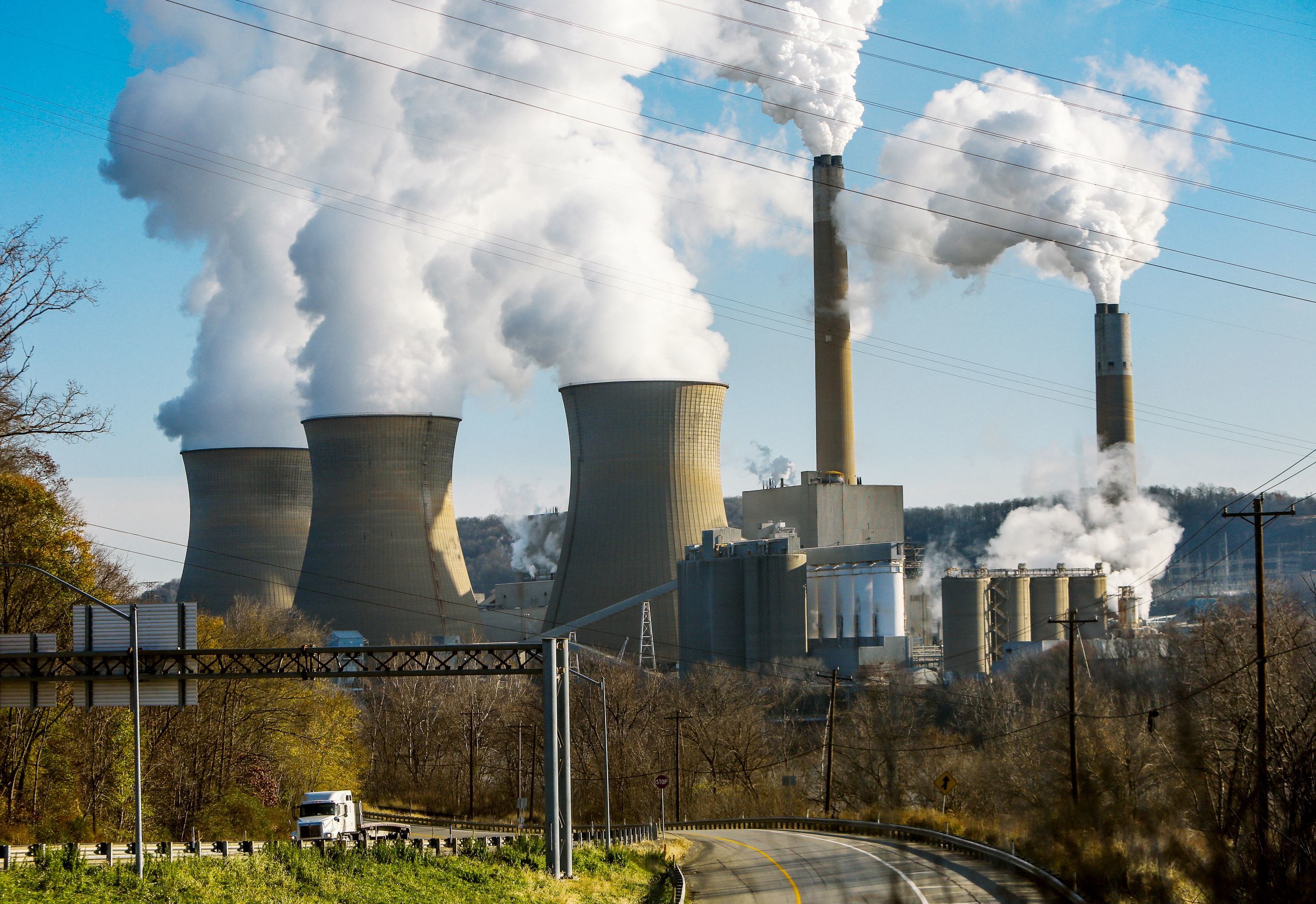 A coal-fired power station