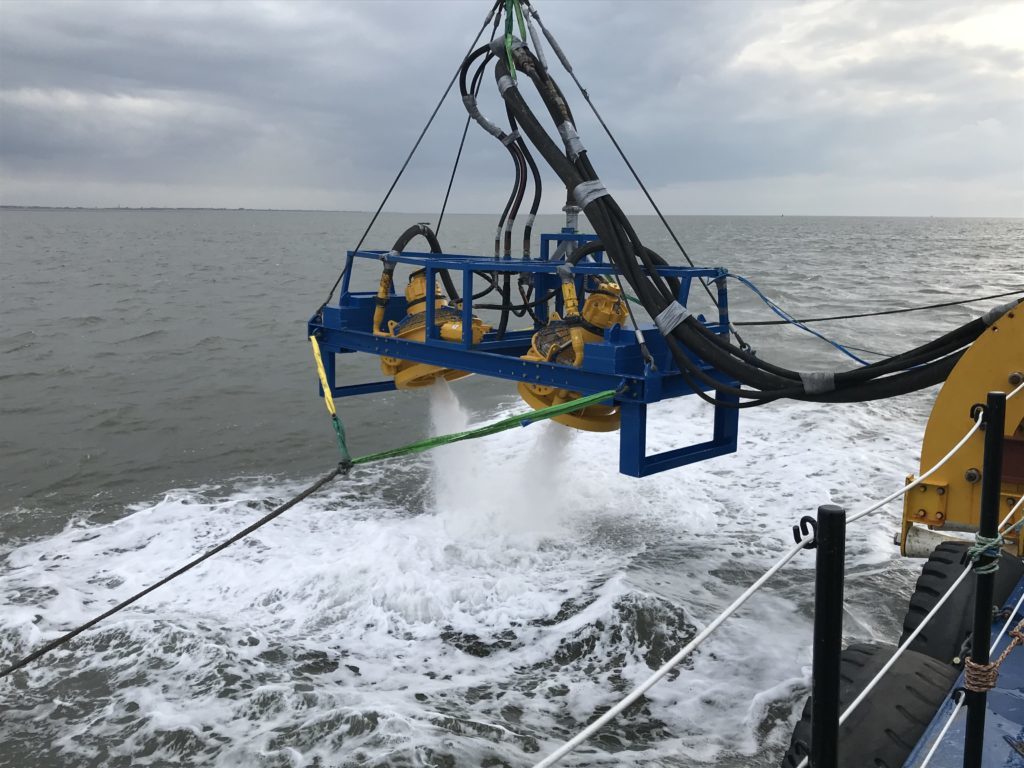 Work continues on the East Anglia One wind farm and James Fisher has been chosen to detect and clear any unexploded ordinance and boulders.