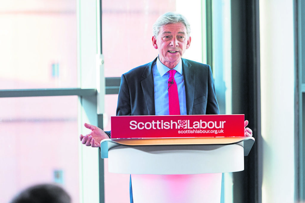 Scottish Labour Leader Richard Leonard speaks at Abertay University