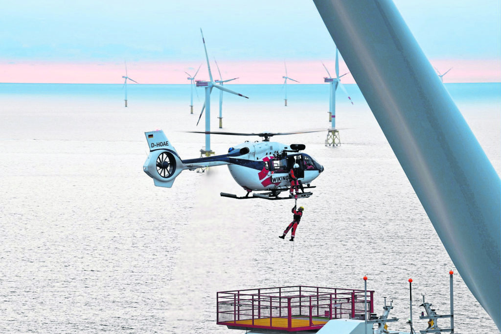 Airbus Helicopters is targeting the offshore wind market.

submitted pic