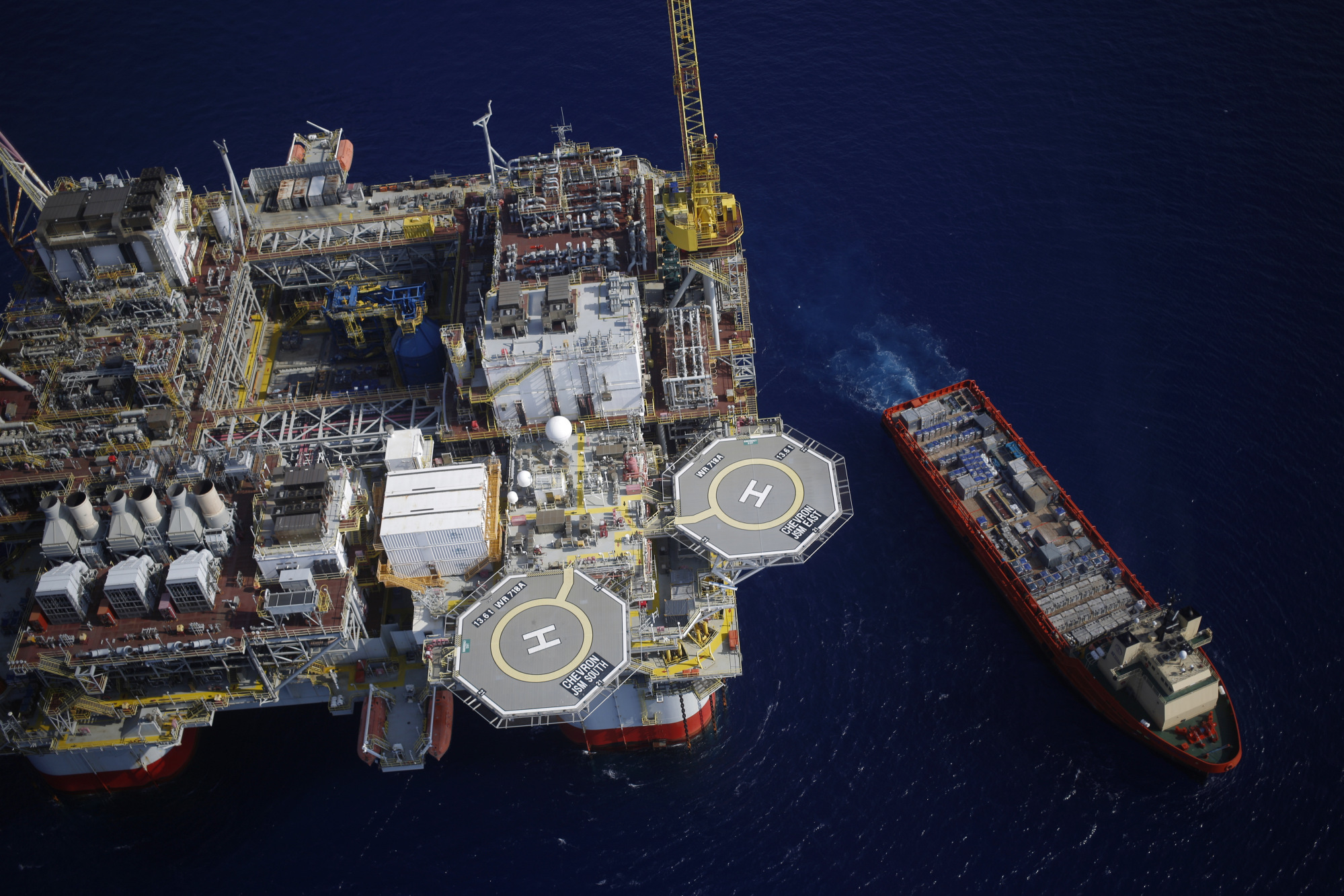 Workers have returned to oil platforms which were evacuated ahead of the storm