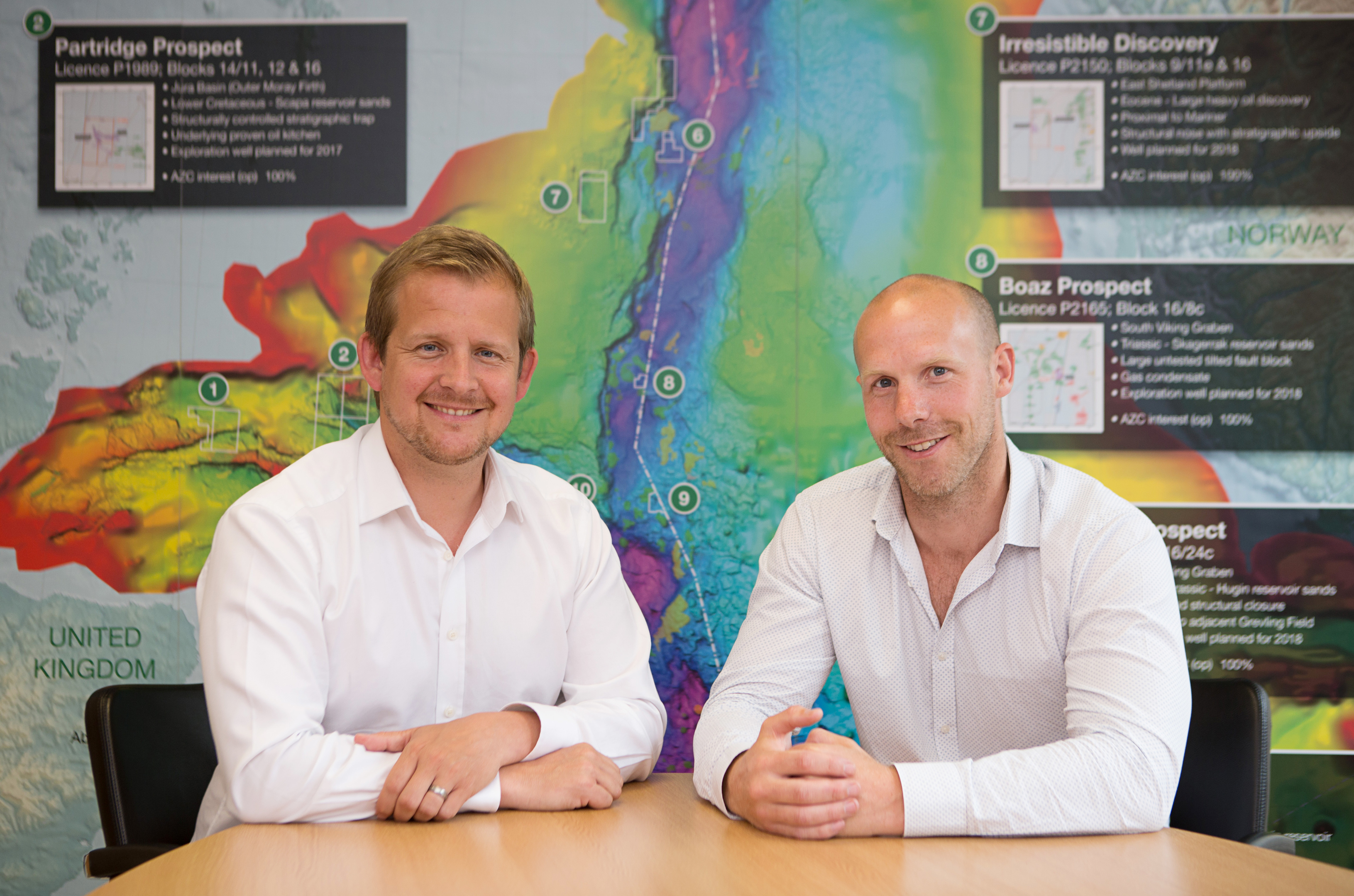 Azinor Catalyst founders - Nick Terrell, managing director and Henry Morris, technical director