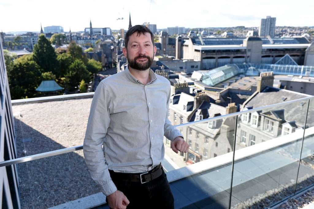 Marischal Square.
Pictured is Jamie Grant.
24/09/18
Picture by HEATHER FOWLIE