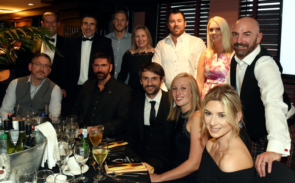 The DC Thomson Gold Awards at Marcliffe at Pitfodells Hotel, Aberdeen. In the picture is the RigDeluge table. 
Picture by Jim Irvine  5-9-18