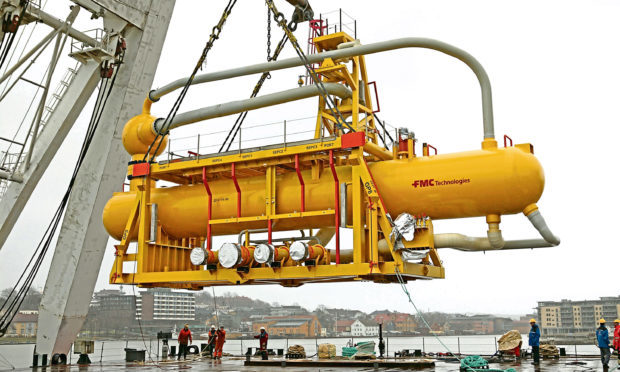 An FMC Technologies-built subsea Christmas tree. Picture: Mediafoto