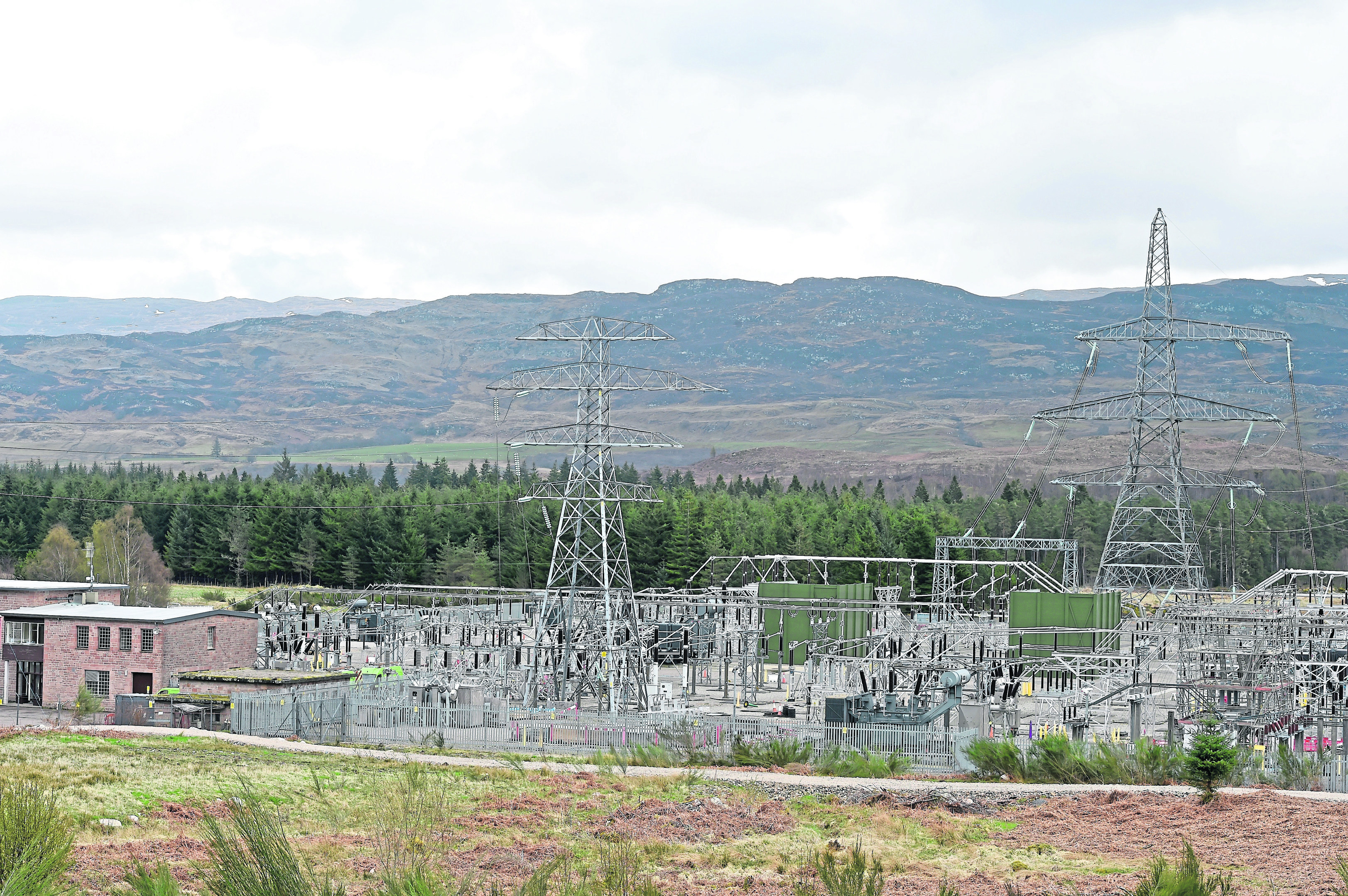 development: A major expansion of the electricity substation at Auchteraw, Fort Augustus, has been approved by Highland Councillors. Photograph by Sandy McCook