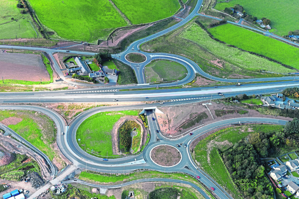 Aerial photograph of the Aberdeen Western Peripheral Route / AWPR