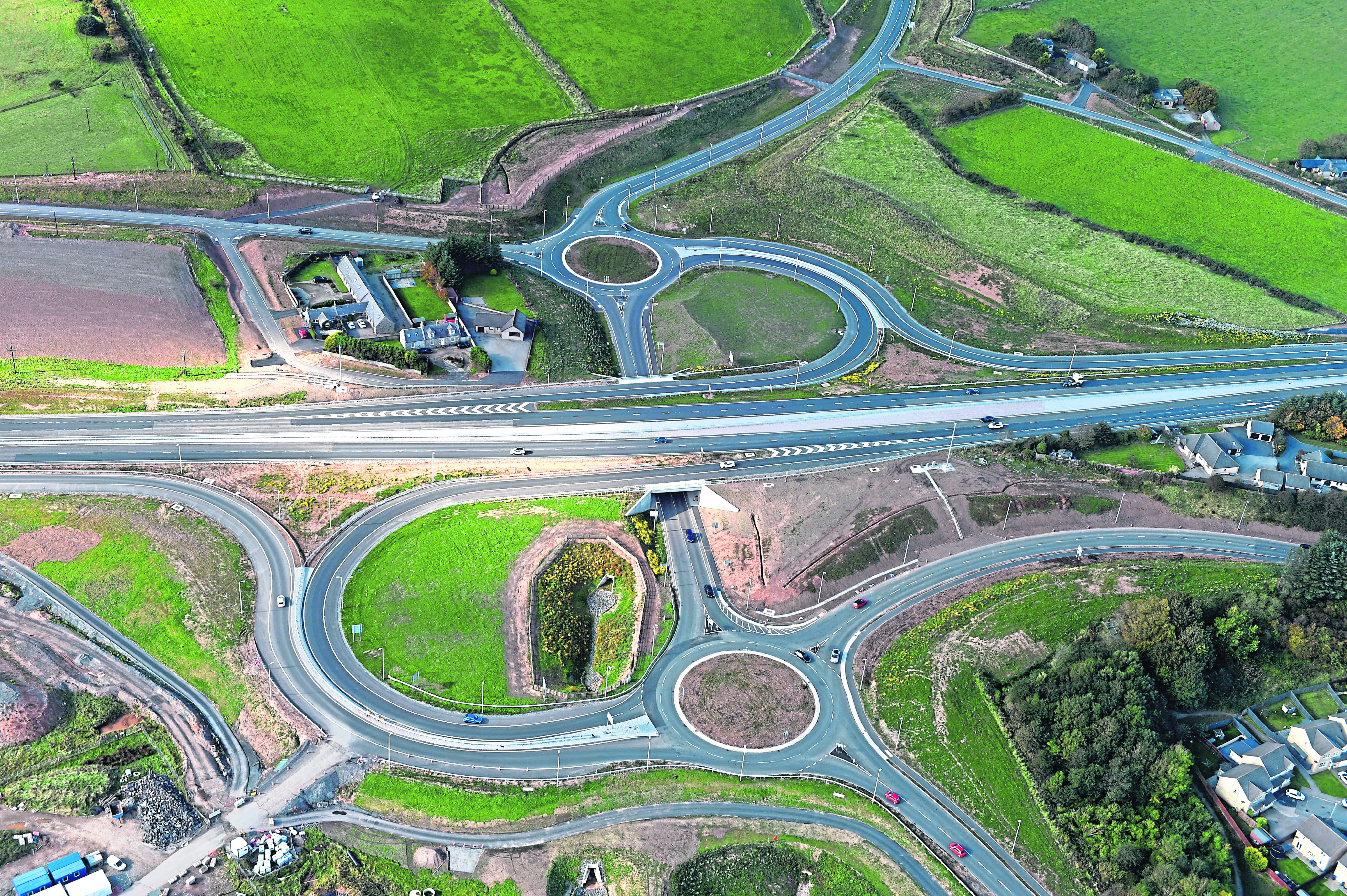 Aerial photograph of the Aberdeen Western Peripheral Route / AWPR