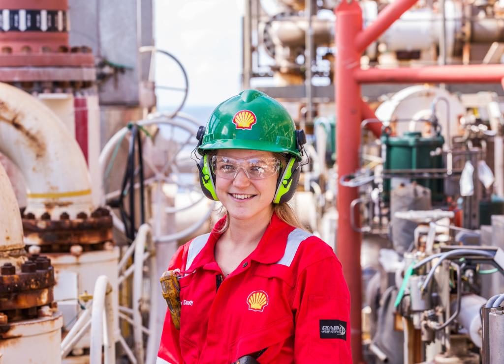Just 3% of the UK's offshore workforce are female. Image credit: Shell