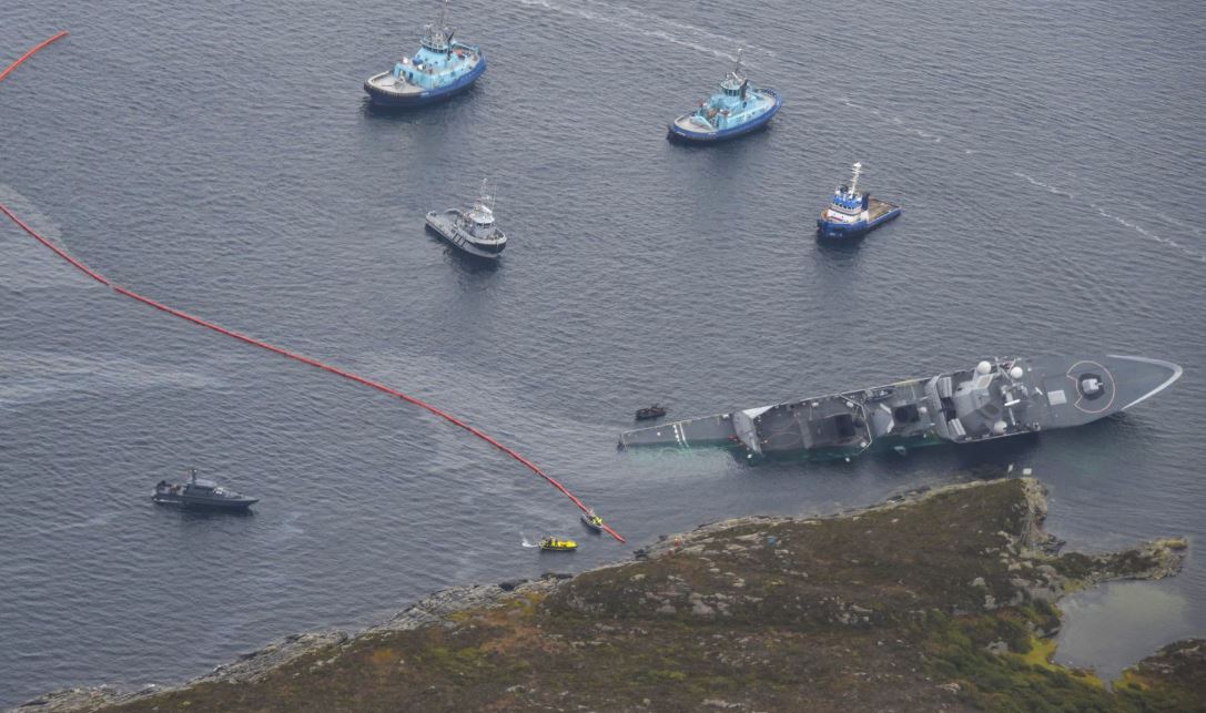 Sture ship sinks