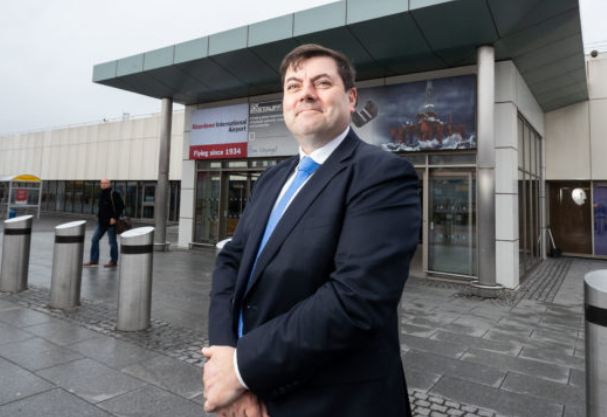Steve Szalay. Aberdeen International Airport's new managing director