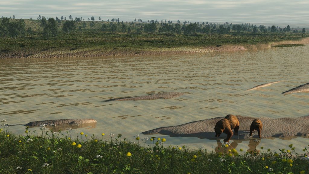 Evidence of "Doggerland" has been revealed at the Vattenfall site. A flooded land which once connected the UK to Europe