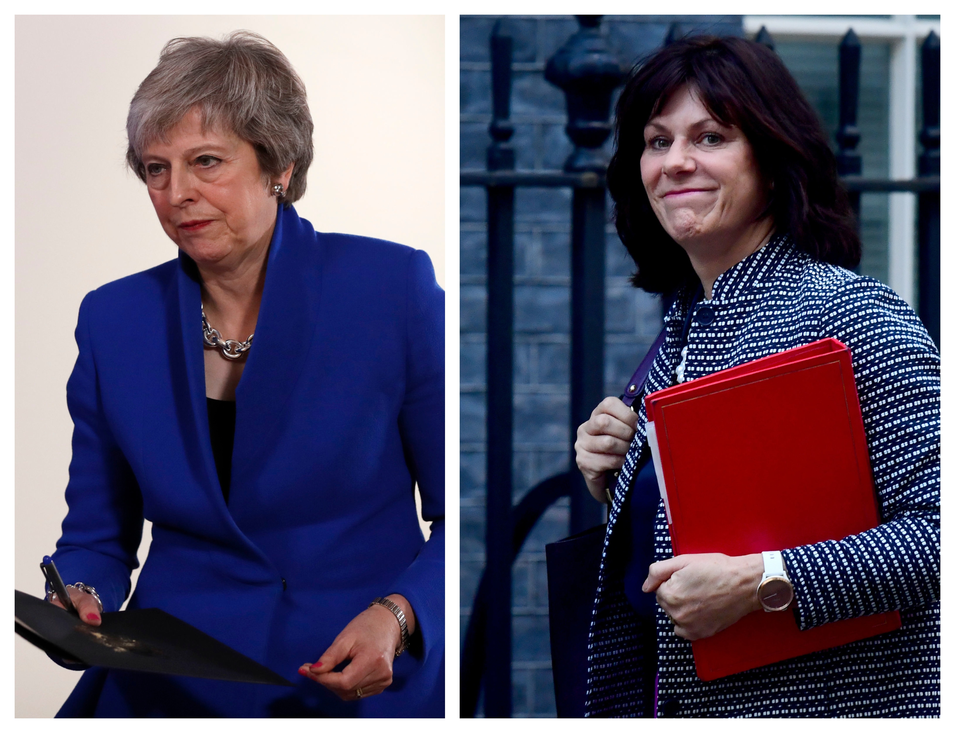 Claire Perry is 'backing the PM '110%' ahead of the no confidence vote later.