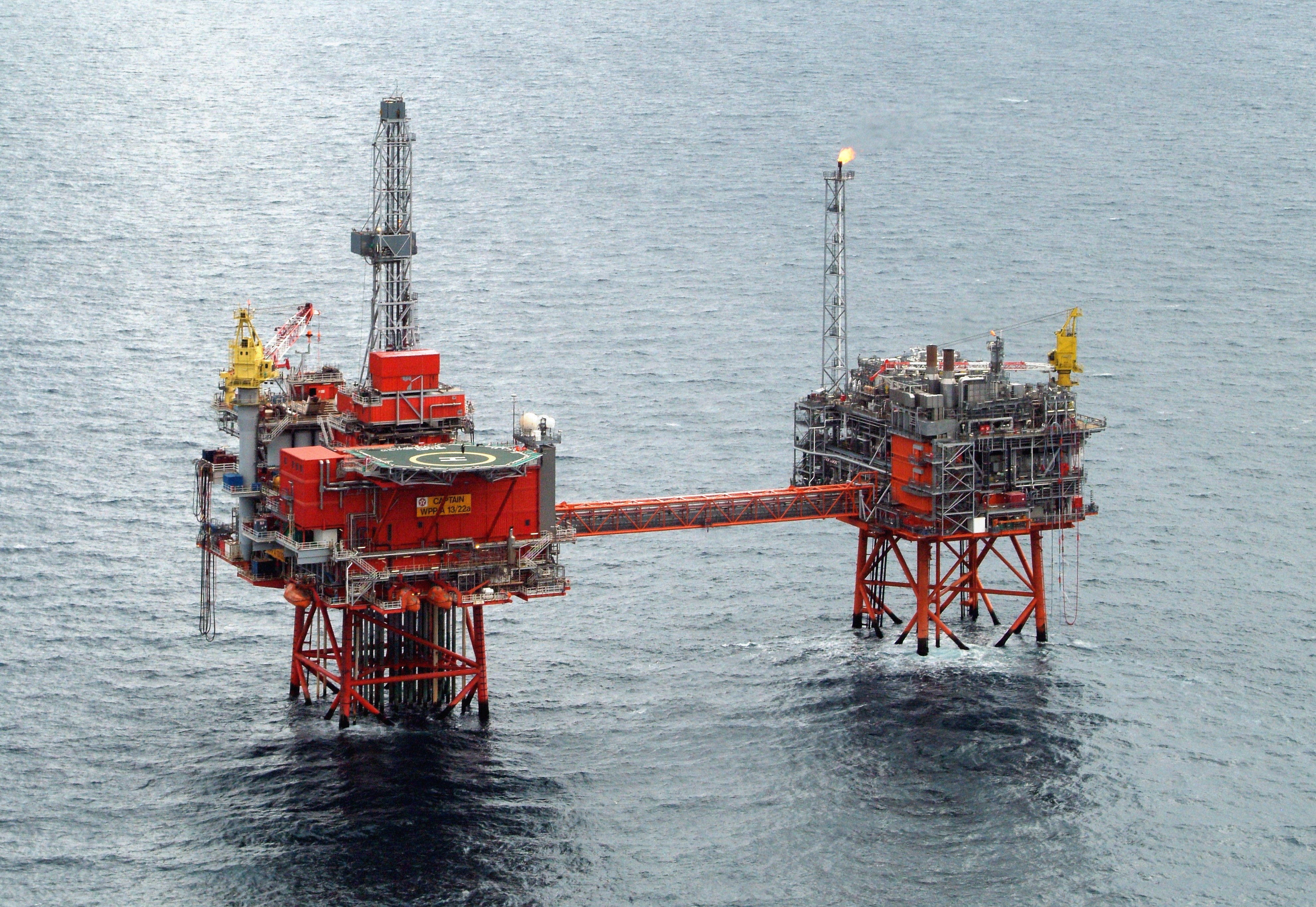 Chevron's Captain field was included in the deal.