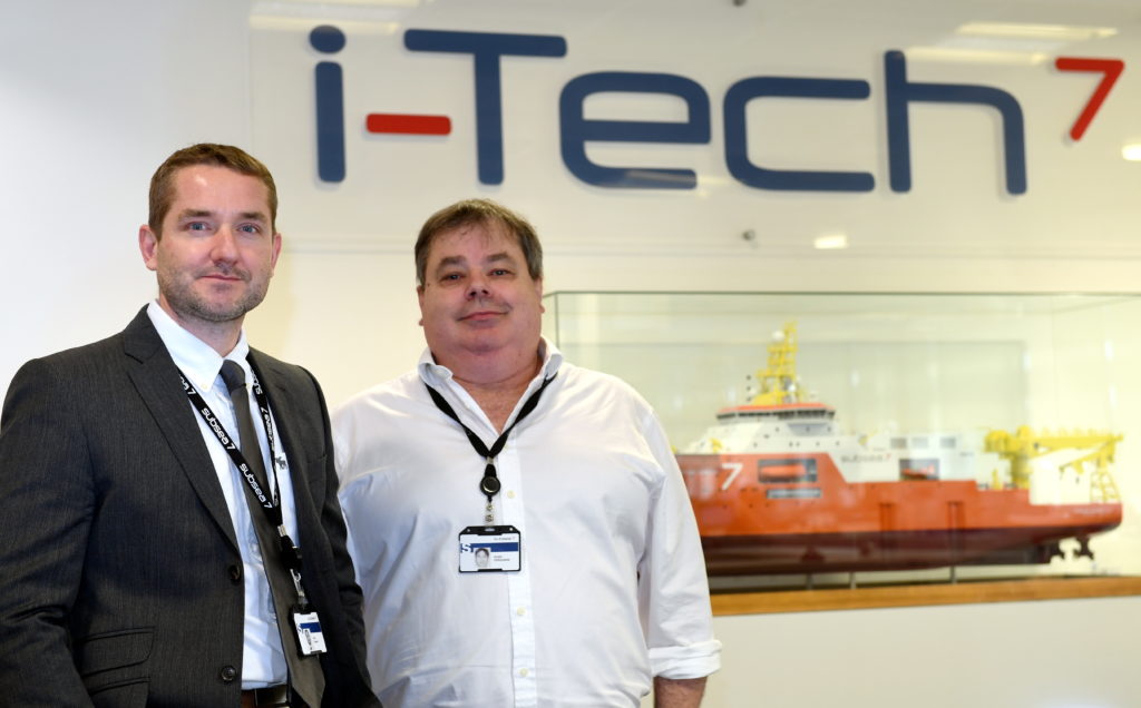 I-Tech a Subsea 7 company - Nick Stewart, strategy and technology director (left) and Hugh Ferguson strategy director.