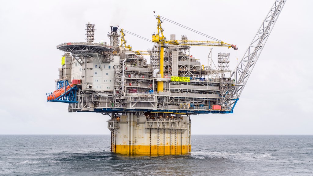 The Aasta Hansteen platform in the Norwegian Sea. (Photo: Roar Lindefjeld and Bo B. Randulff / Equinor ASA)