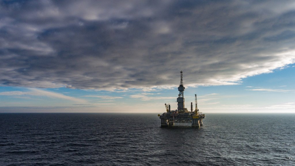 The Njord A platform in the Norwegian Sea. (Photo: Thomas Sola / Equinor ASA)