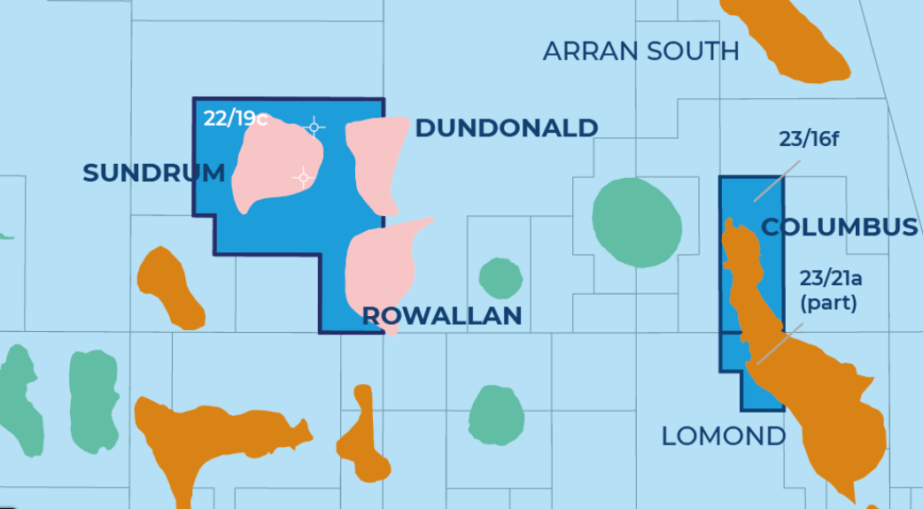 A map showing Rowallan's location