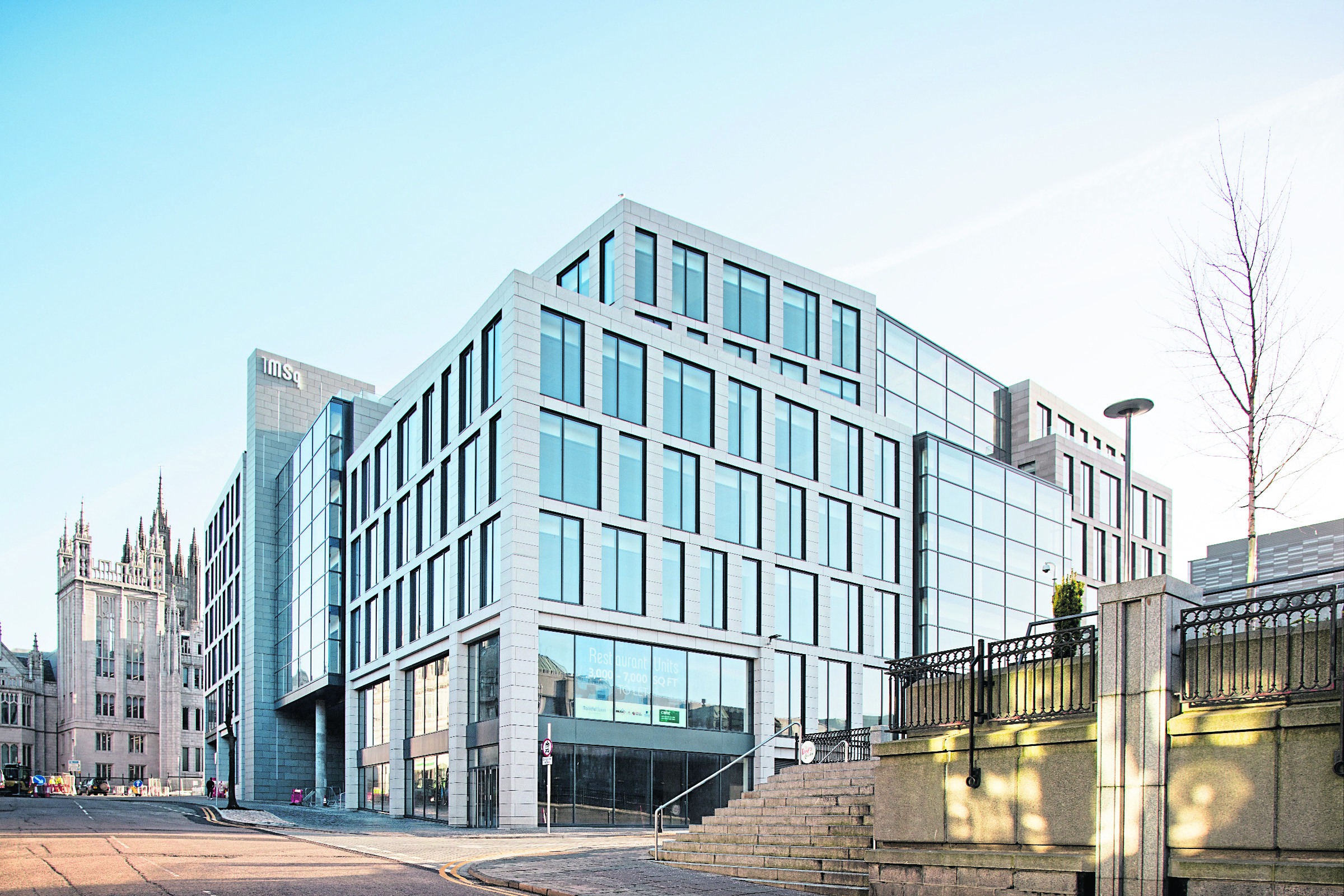 Marischal Square in Aberdeen's city centre.