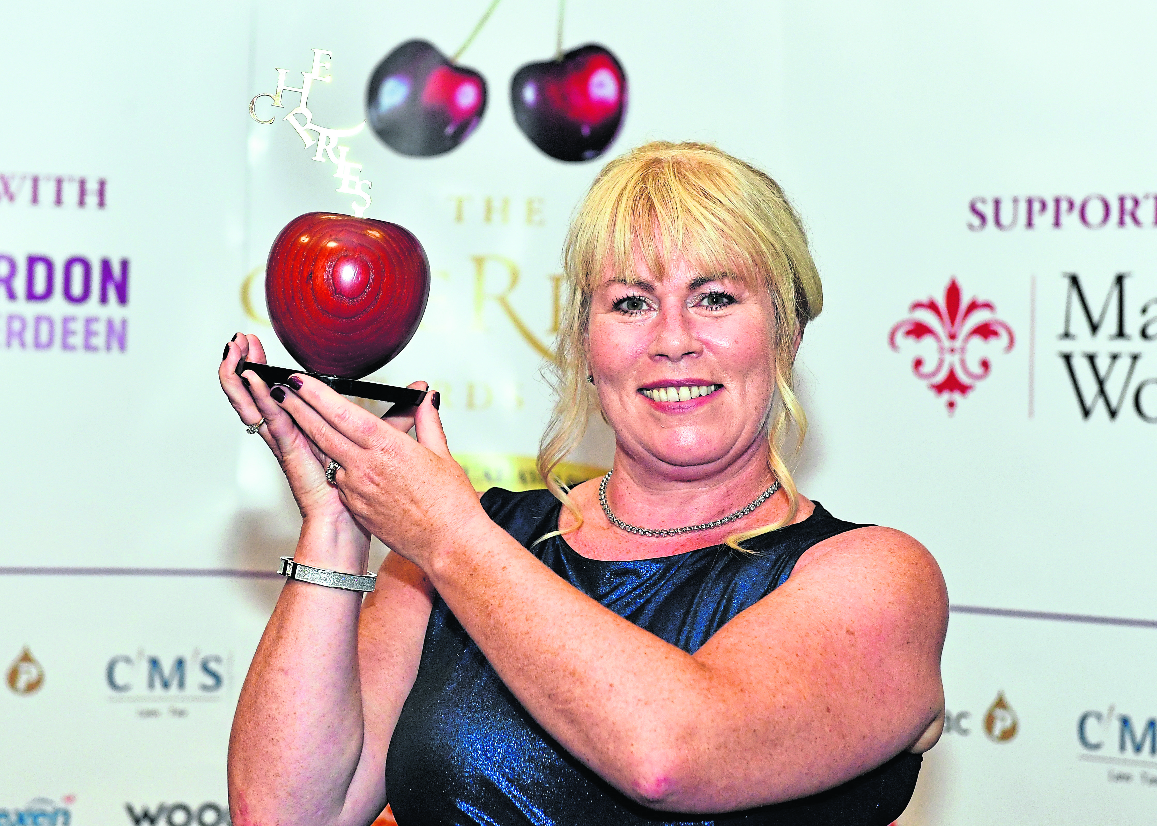 cHeRries awards at the AECC.    
Winner - Exemplary Employer of Choice, Walkers Shortbread Ltd. 
Pictured - Jill Armitt  
Picture by Kami Thomson    01-06-18