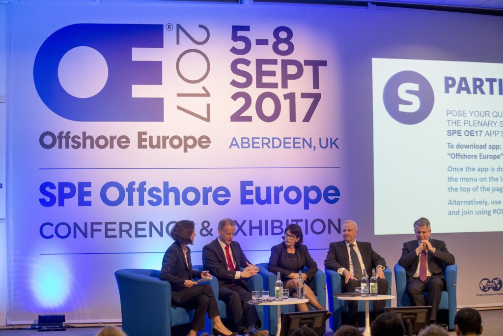 The plenary session at Offshore Europe 2017