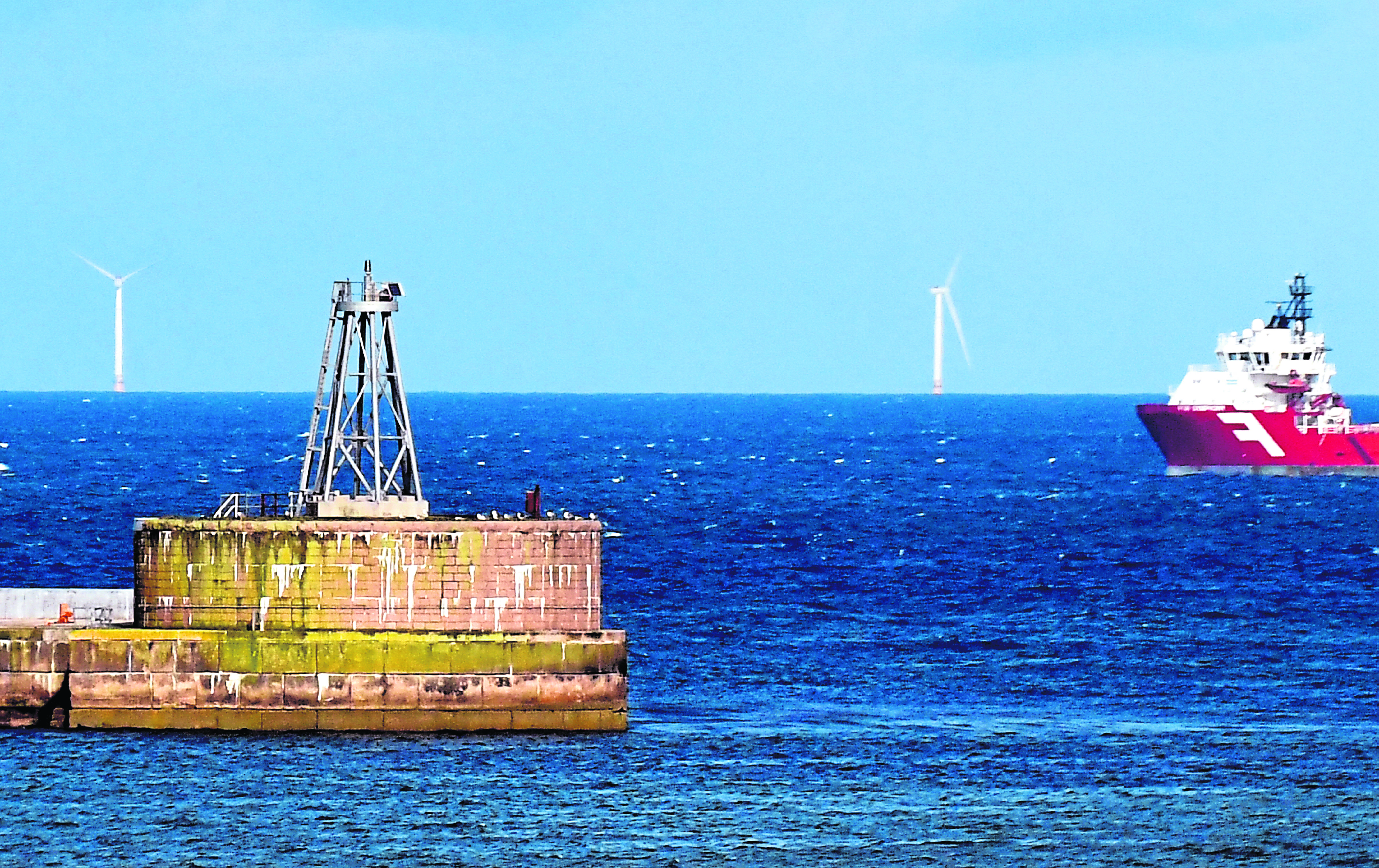 Equinor's Hywind offshore wind farm near Peterhead.