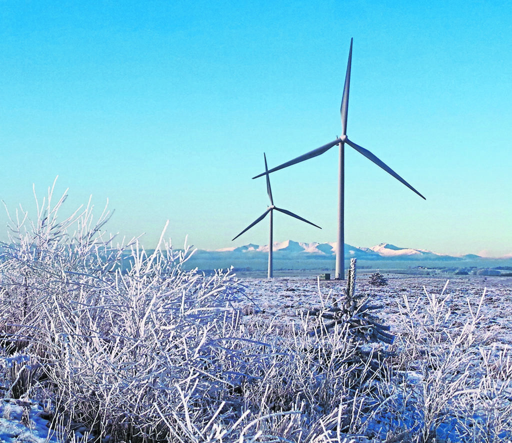 Anni Doyle's photo which was shortlisted for the Whitelee Windfarm.