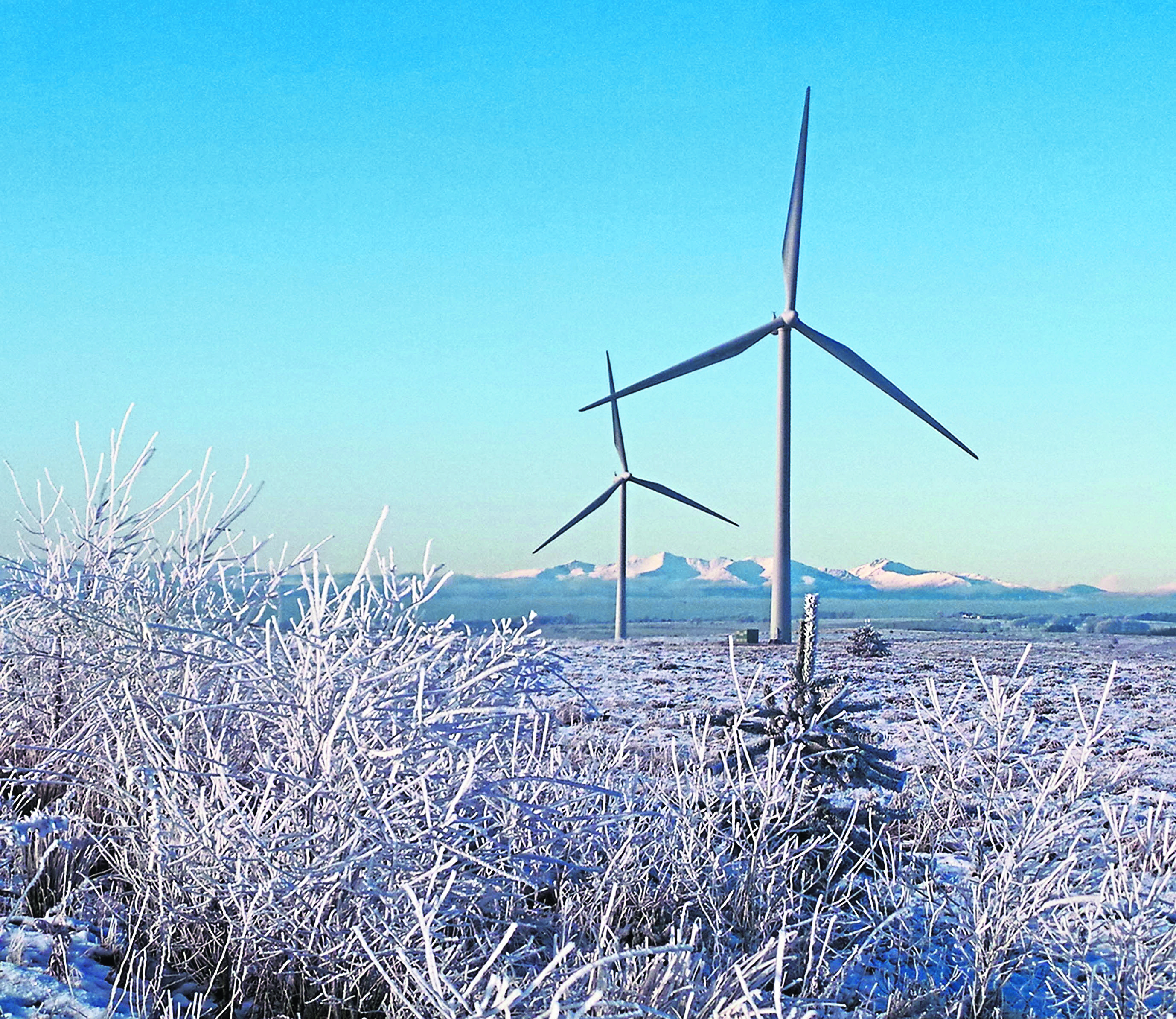 Anni Doyle's photo which was shortlisted for the Whitelee Windfarm.