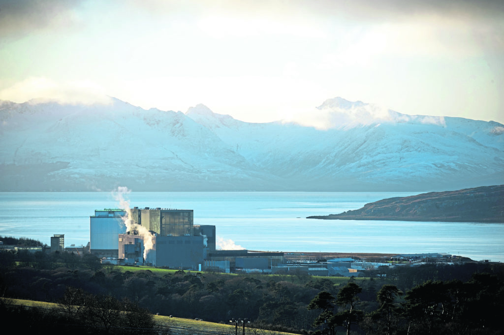 Hunterston B nuclear power station in Ayrshire, which was due to be decommissioned in 2016, has had its operational licence extended until 2023
Credit: James Williamson