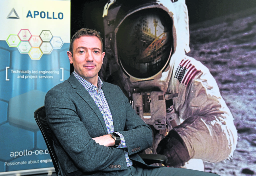 Apollo Offshore Engineering, Nautilus House, 35 Waterloo Quay, Aberdeen. Pictured is Ryan Menzie, Managing Director of Apollo Offshore Engineering. 17/01/19 Picture by HEATHER FOWLIE