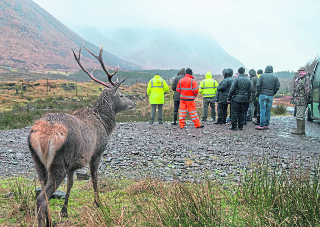 Hydro scheme
GLEN ETIVE SITE VISIT 18/2/19 A permanent resident of the Glen also joined the group to hear plans for the new hydro schemes.  PICTURE IAIN FERGUSON, THE WRITE IMAGE.