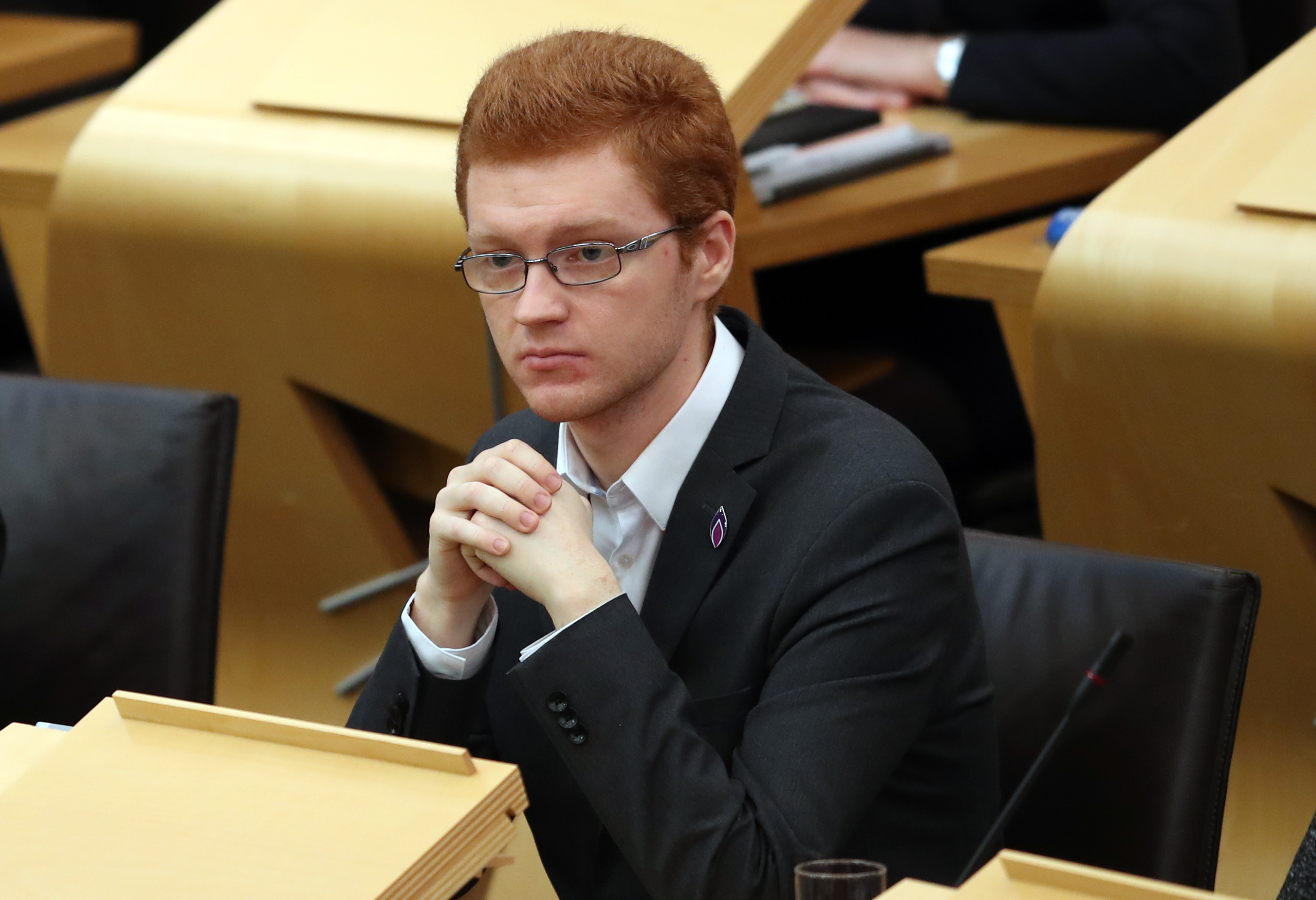 Opposition: Scottish Green Party MSP Ross Greer said people should not be encouraged to join the "destructive" oil and gas sector. Pic: Jane Barlow/PA Wire