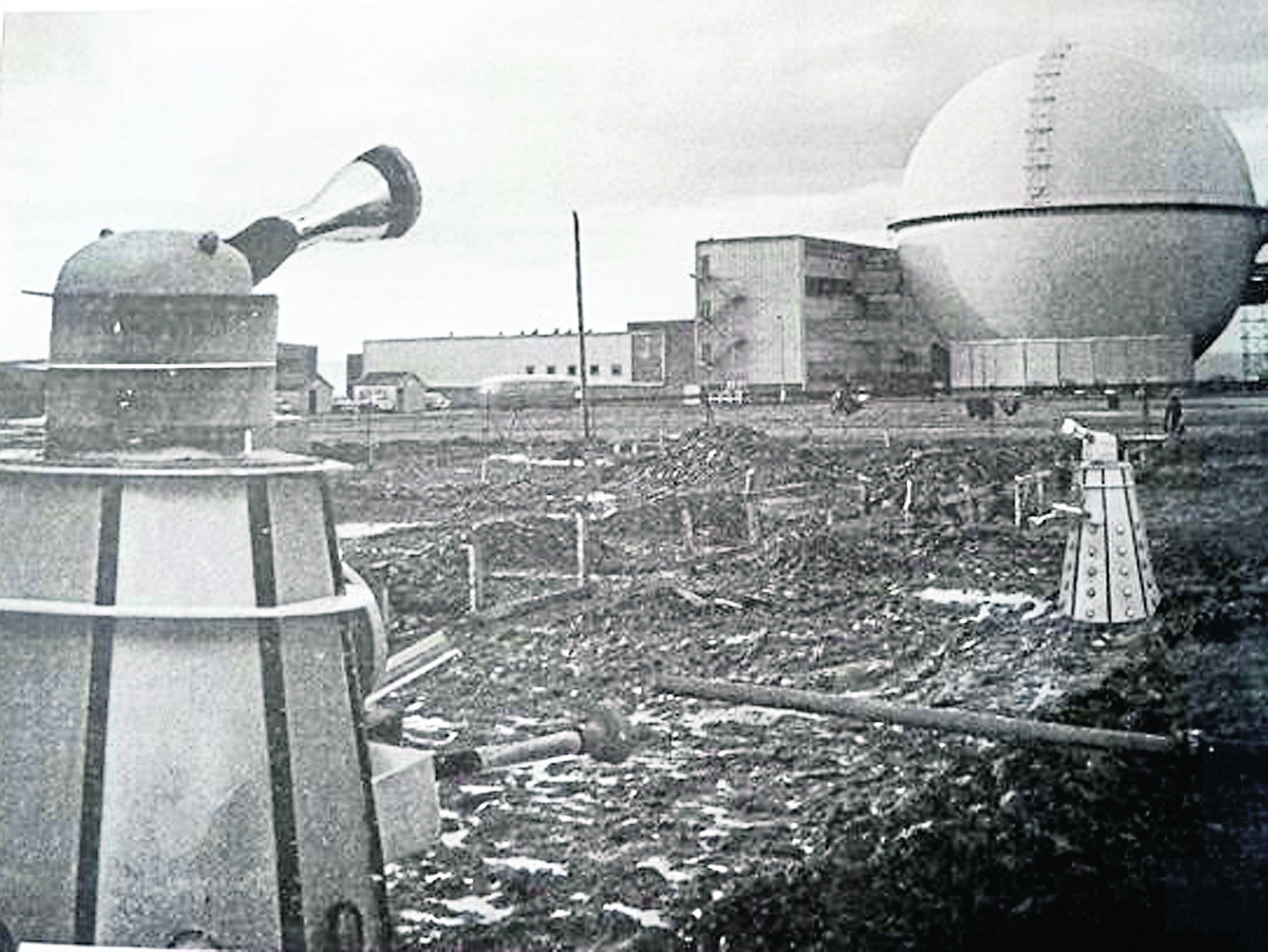 The Dr Who Daleks visit Dounreay.

FB pic with permission.
