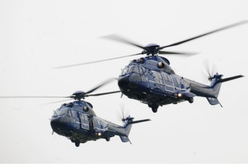 Super Puma helicopters. PIC: RMT