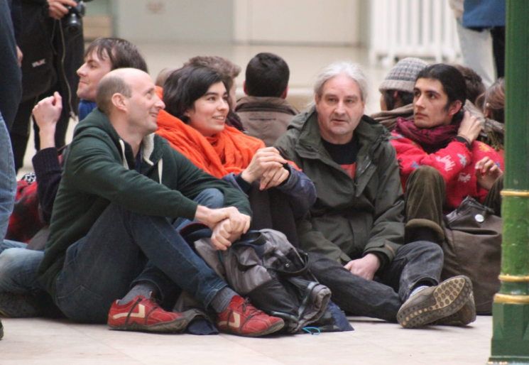 Extinction Rebellion Scotland occupying the museum